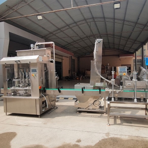 直線式辣椒醬生產(chǎn)線-醬料灌裝機流水線